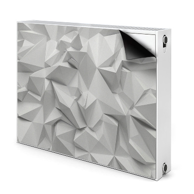 Mágneses radiátor takaró Absztrakció fehér