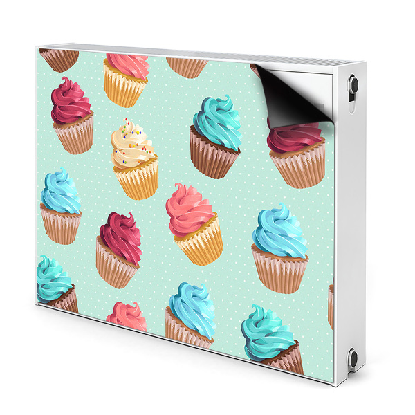 Mágneses radiátor takaró Muffin sütemények