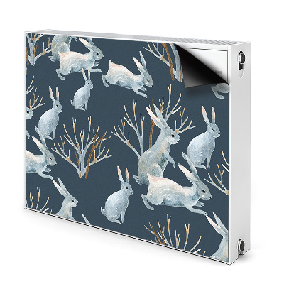 Radiátor mágnes Fehér nyulak