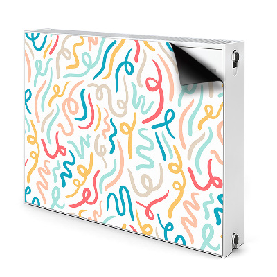 Radiátor mágnes dekoráció Kalligrafikus