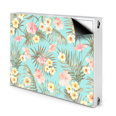 Mágneses fűtőtest burkolat Pasztell virágok