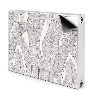 Mágneses radiátor dekoráció Banánlevelek