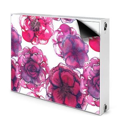 Mágneses radiátor takaró Vörös rózsák