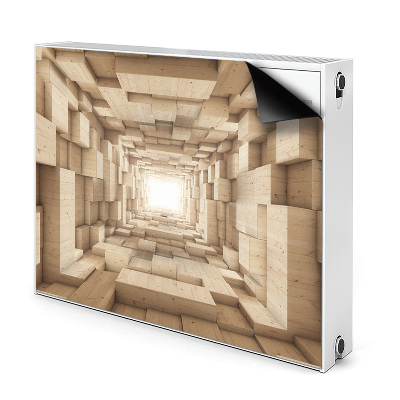 Mágneses radiátor takaró Absztrakt fa