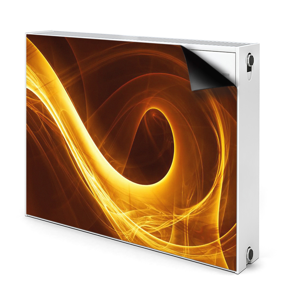 Mágneses radiátor dekoráció Hullámos láng