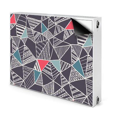 Mágneses fűtőtest burkolat Doodle minta