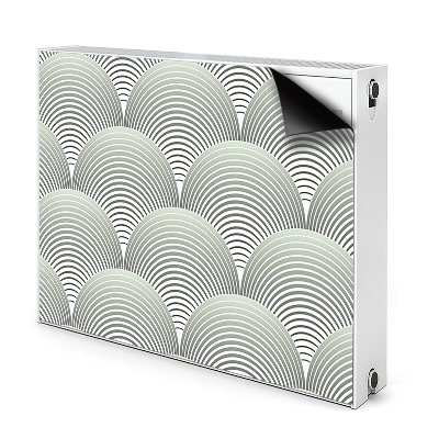 Radiátor mágnes dekoráció Félkörös minta