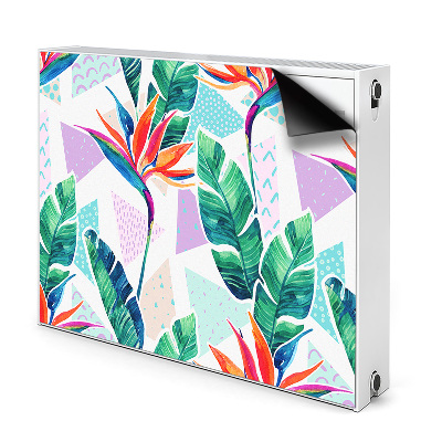 Mágneses radiátor dekoráció Trópusi növényvilág