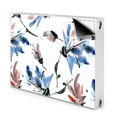 Radiátor mágnes dekoráció Akvarell virágok