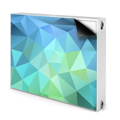 Mágneses radiátor dekoráció Kék absztrakció