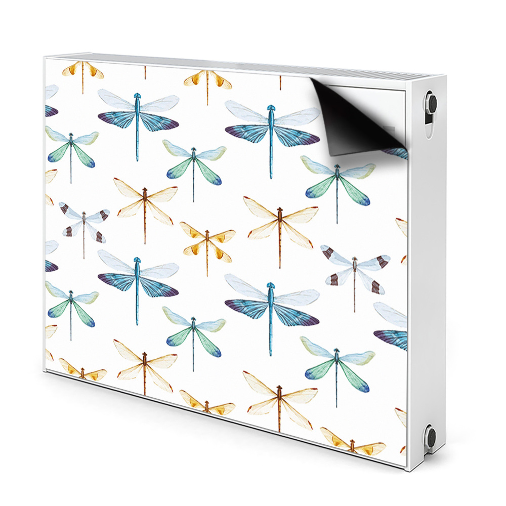 Mágneses radiátor dekoráció Szitakötők