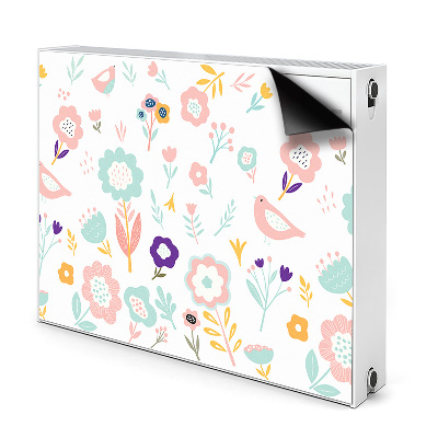 Radiátor mágnes dekoráció Festett verebek