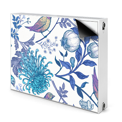 Mágneses fűtőtest burkolat Tavaszi madarak