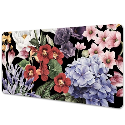 Iróasztal alátét Varrat nélküli mintát bazsarózsa virágokkal