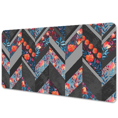 Irodai asztal alátét Geometrikus virágok