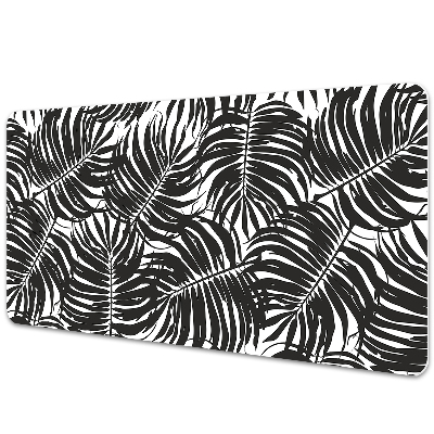 Iróasztal alátét Fekete vékony levelek