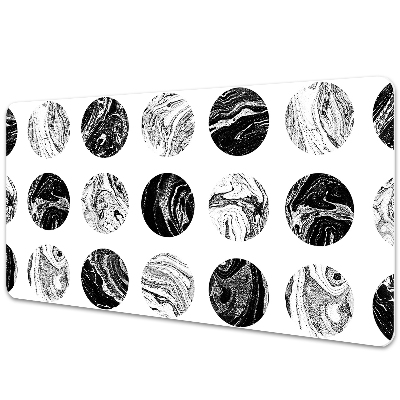 Iróasztal alátét Fekete-fehér holdak