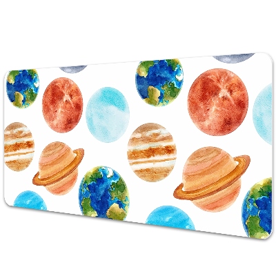 Iróasztal könyökalátét Színes galaxis