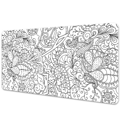 Iróasztal alátét Absztrakt növények