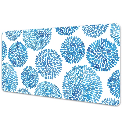 Iróasztal alátét Kék virág