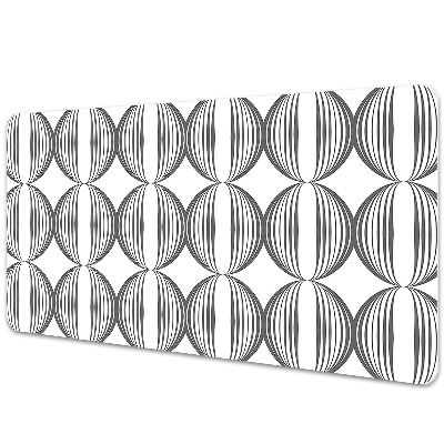 Iróasztal alátét Körök vintage minta