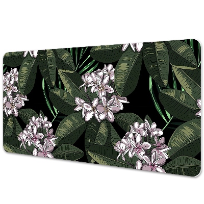Irodai asztal alátét Virágok egy trópusi szigetről