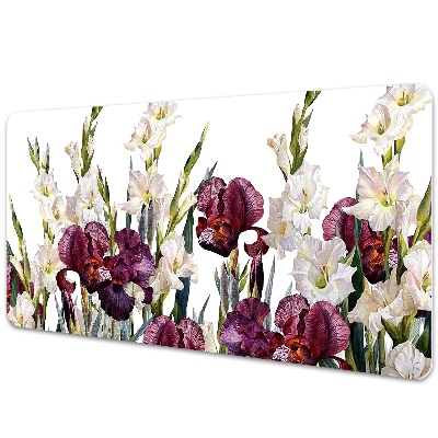 Irodai asztal alátét Lila orchideák