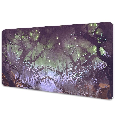 Iróasztal könyökalátét Sötét erdei táj