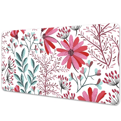 Irodai asztal alátét Virágos motívum