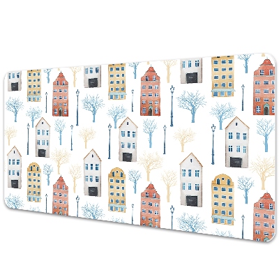 Iróasztal alátét Építészet épületekkel