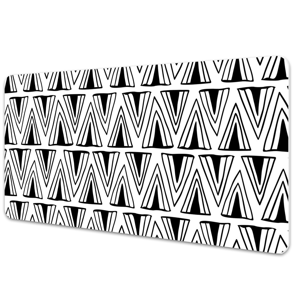 Iróasztal könyökalátét Boho geometrikus stílusban