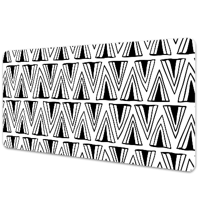 Iróasztal könyökalátét Boho geometrikus stílusban