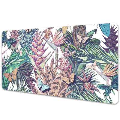 Iróasztal könyökalátét Pillangók a növények között