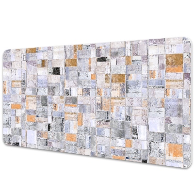 Iróasztal könyökalátét Színes csempe textúrája