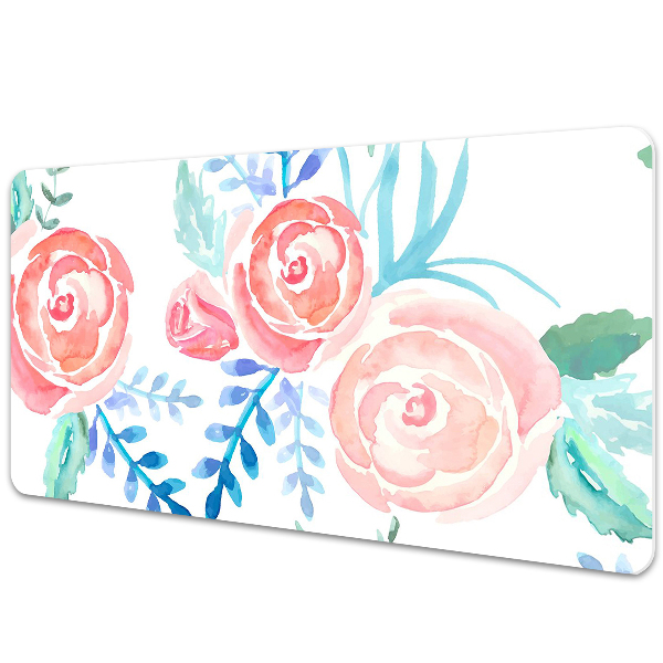 Iróasztal könyökalátét Finom virágok