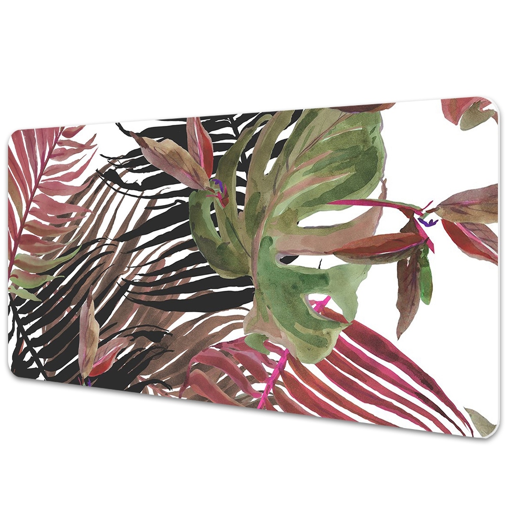 Irodai asztal alátét Monstera levelek