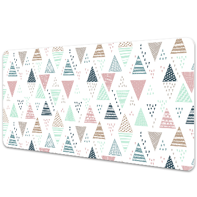 Irodai asztal alátét Rajzolt geometriai figurák