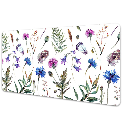 Irodai asztal alátét Virágok a mezőn