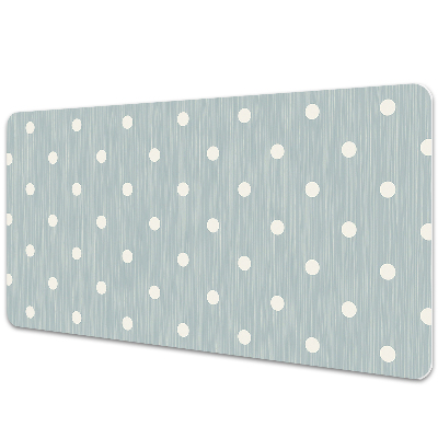 Iróasztal könyökalátét Fehér pontok a kéken