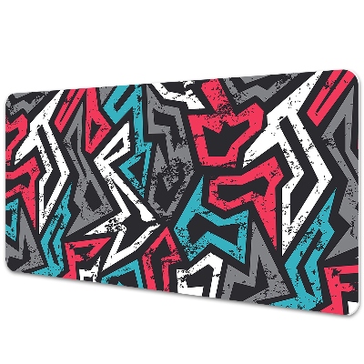 Iróasztal alátét Színes graffiti