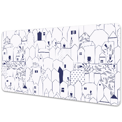 Könyökalátét Rajzolt város