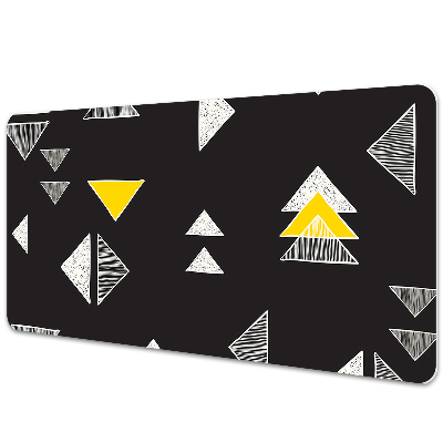 Iróasztal könyökalátét Rajzolt geometriai háromszögek