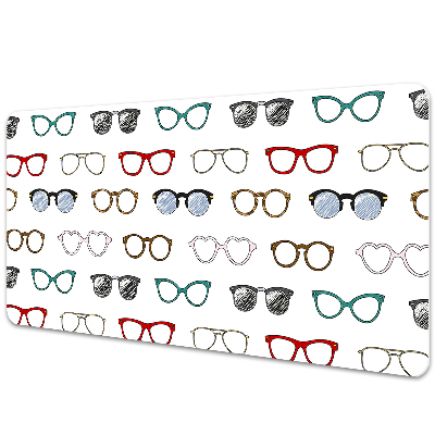 Irodai asztal alátét Vintage stílusú szemüveg