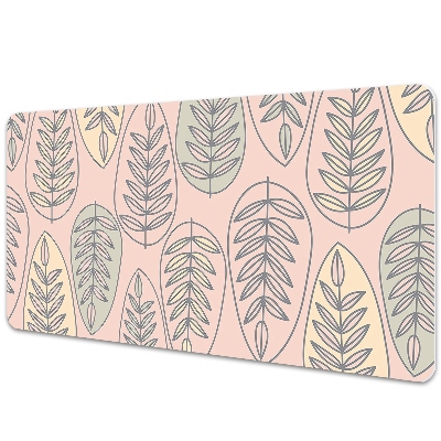 Iróasztal könyökalátét Színes vintage levelek