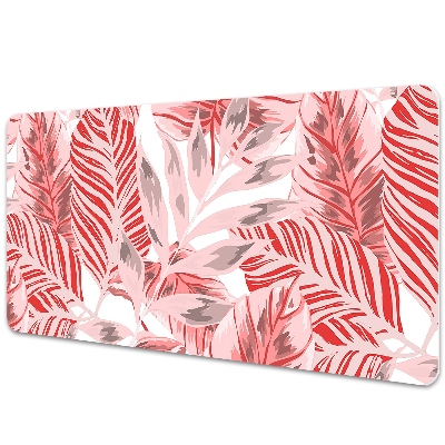 Irodai asztal alátét Egzotikus rózsaszín levelek