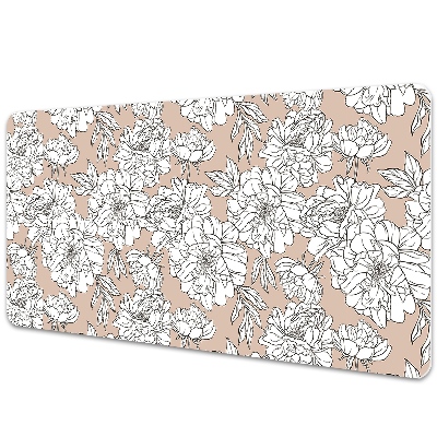 Irodai asztal alátét Művészi növényzet