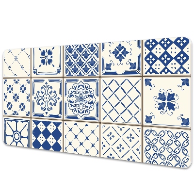 Könyökalátét Kék csempe textúra