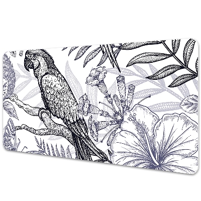 Iróasztal könyökalátét Művészi papagáj