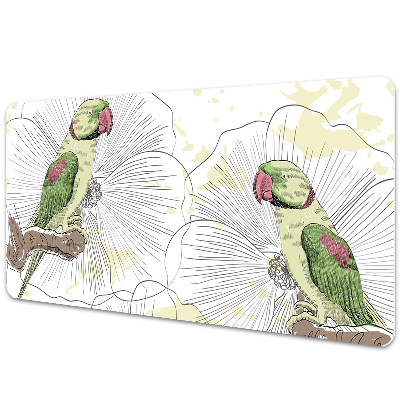 Iróasztal alátét Egzotikus papagájok