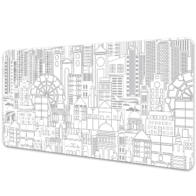 Könyökalátét Városvázlat